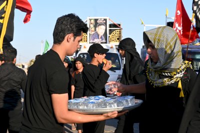 فعاليات موكب (جنوب الولاء لحامل اللواء) الخدمي مستمرة لليوم الثامن على التوالي.