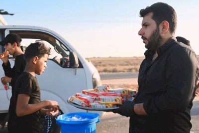 فعاليات موكب (جنوب الولاء لحامل اللواء) الخدمي مستمرة لليوم الثامن على التوالي.