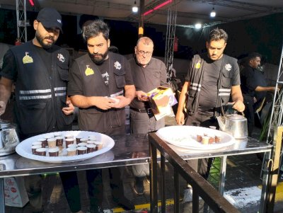 موكب جنوب الولاء لحامل اللواء ينطلق من جنوب الولاء إلى كربلاء المقدسة ليكمل مسيرته الخدمية