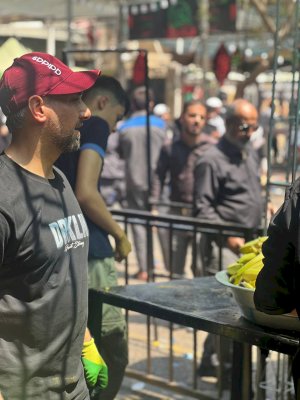 بعد مضي عشرين يوماً في الخدمة .. موكب (جنوب الولاء لحامل اللواء) يختتم فعالياته الخدمية
