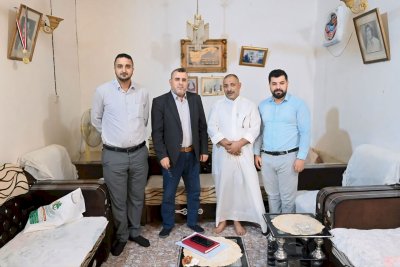 لبحث مشاريع علمية مشتركة .. وفد من مركز تراث الجنوب يزور الباحث (مجاهد منعثر)