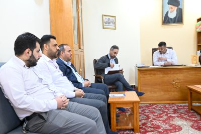 إدارة مركز تراث الجنوب تعقد اجتماعاً مع منتسبيها
