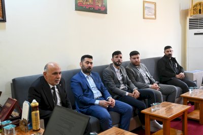 وفد من رئاسة قسم المواقع الخارجية يزور مركزنا