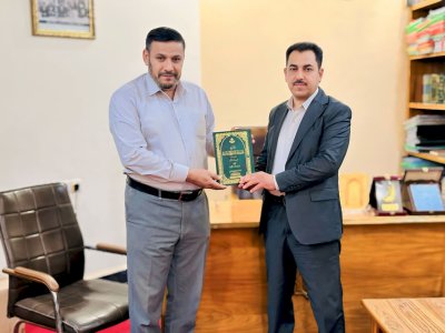 احتفاء بجهد علميّ مشترك.. مركز تراث الجنوب يستقبل الباحث ياسر عبد عكَال الزيّاديّ