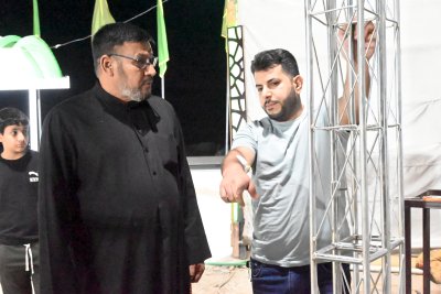 مركز تراث الجنوب يشرع بنصب موكبه الخدمي في عامه الرابع لخدمة زائري الأربعينية