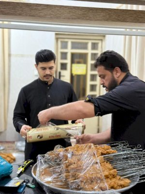 حتى بلوغ الأربعين .. موكب (جنوب الولاء لحامل اللواء) مستمر بتقديم خدماته للزائرين الكرام