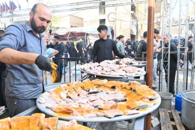 بدموع الختام … موكب (جنوب الولاء) ينهي رحلة عشرين يومًا من الخدمة الحسينية