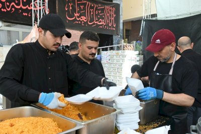 بدموع الختام … موكب (جنوب الولاء) ينهي رحلة عشرين يومًا من الخدمة الحسينية