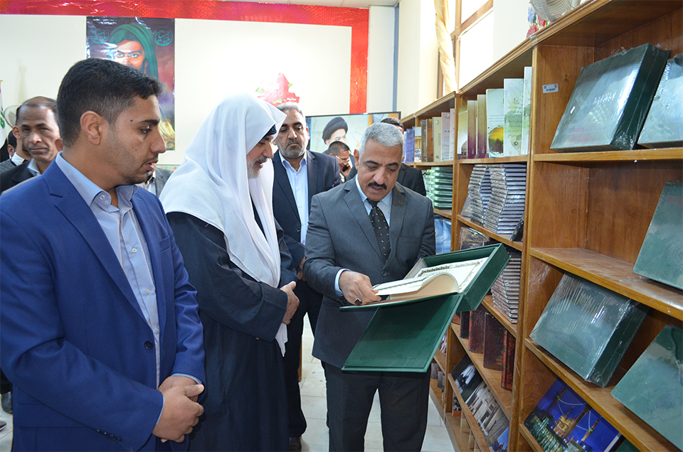 مركز تراث كربلاء يقيم  معرضاً تراثياً في كلية العلوم الاسلامية /جامعة كربلاء