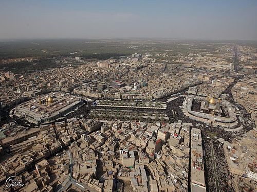 مجلسُ العالم السيّد نصر الله الحائري في مدينة كربلاء المقدسة