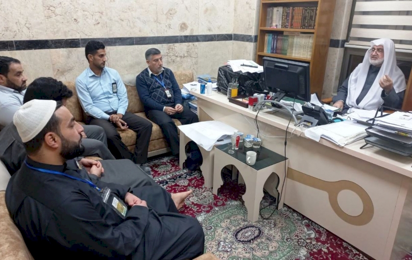مدير المركز يتابع مع وحدة التحقيق تقدّم نسب انجاز الأعمال التحقيقيّة