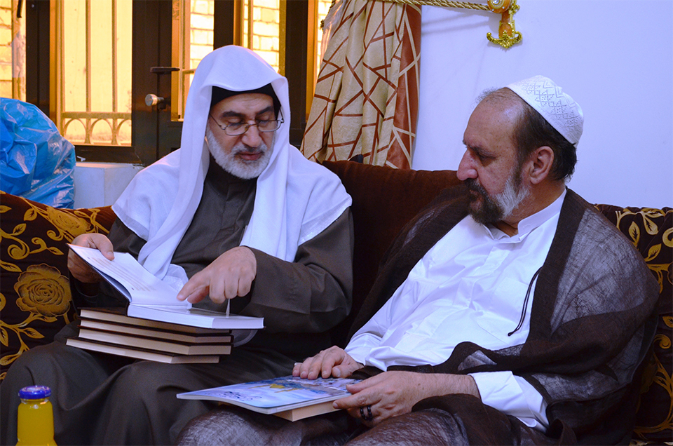 مدير مركز تراث كربلاء يستقبل مدير مؤسسة الإمام الجواد –عليه السلام- ومؤلِّف فهرس المخطوطات العربية والفارسية في المكتبات الإيرانية