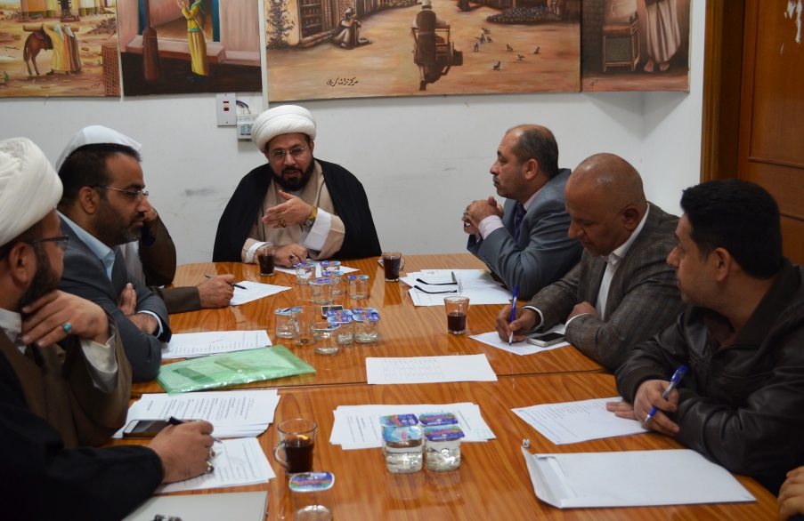 هيأتا مجلة تراث كربلاء الفصلية المحكّمة تعقدان اجتماعهما الدوري