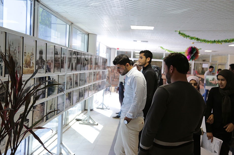 مركز تراث كربلاء يشارك في المعرض الذي أقامته العتبة العباسية المقدسة في جامعة كربلاء