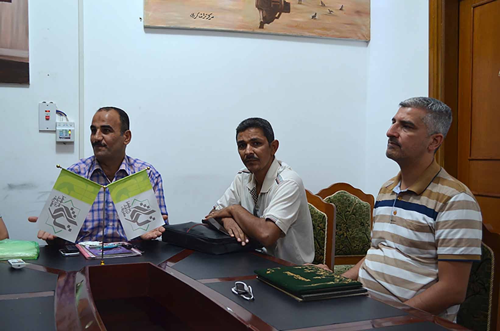 رئيس جمعية الخطاطين فرع كربلاء المقدسة يزور مركز تراث كربلاء المقدسة