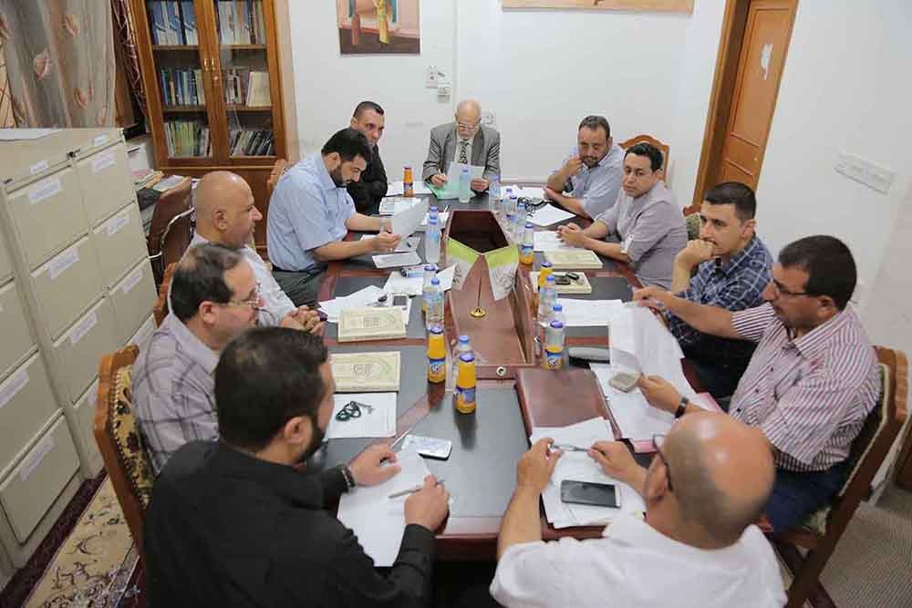 الأجتماع الدوري للهيأتين الاستشارية والتحريرية لمجلة تراث كربلاء الفصلية المحكمة