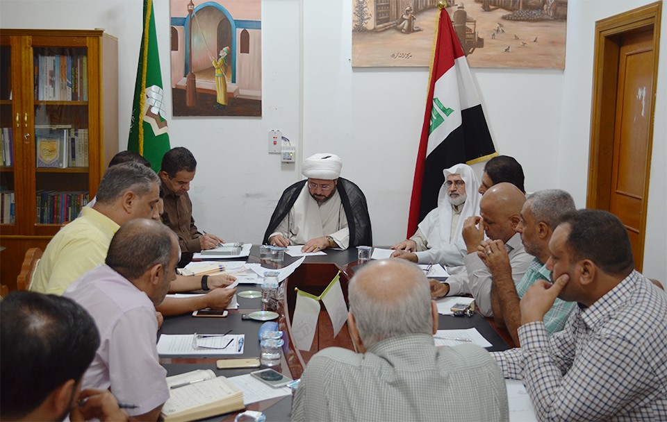 هيأتا مجلة تراث كربلاء الفصليّة المحكّمة تعقدان اجتماعهما الدوري