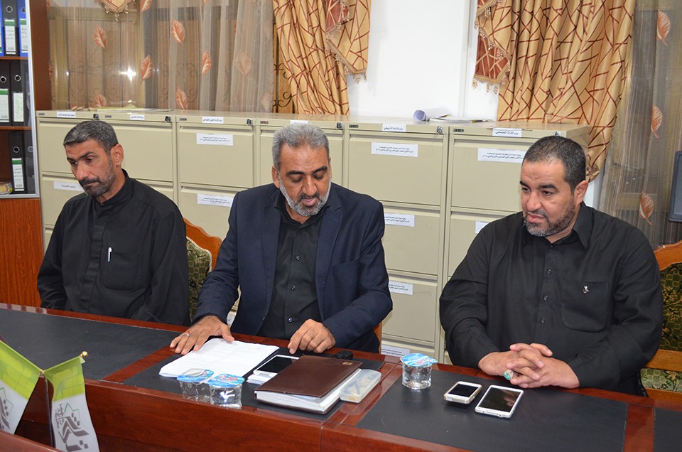 مركز تراث كربلاء يستقبل رواديد المنبر الحسيني في مدينة كربلاء المقدسة