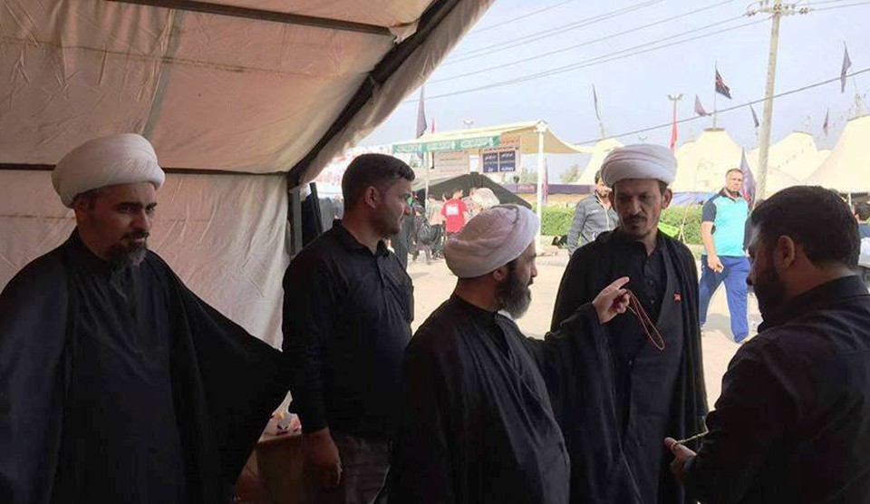 سماحة الشيخ احمد الصافي يشيد  بمعرض مركز تراث كربلاء