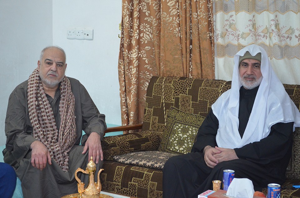 وفدٌ من مركز تراث كربلاء يزور عميد كلية التربية للعلوم الإنسانية الاستاذ الدكتور فاروق الحبوبي