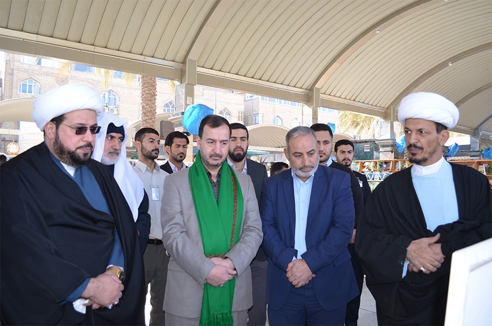 الأمين العام للعتبة العباسية المقدّسة -دام تأييده- يفتتح معرض مركز تراث كربلاء السنوي الرابع