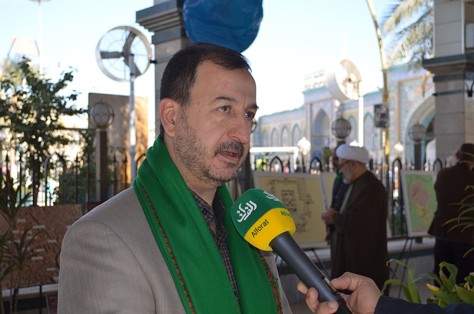 الأمين العام للعتبة العباسية المقدّسة -دام تأييده- يفتتح معرض مركز تراث كربلاء السنوي الرابع