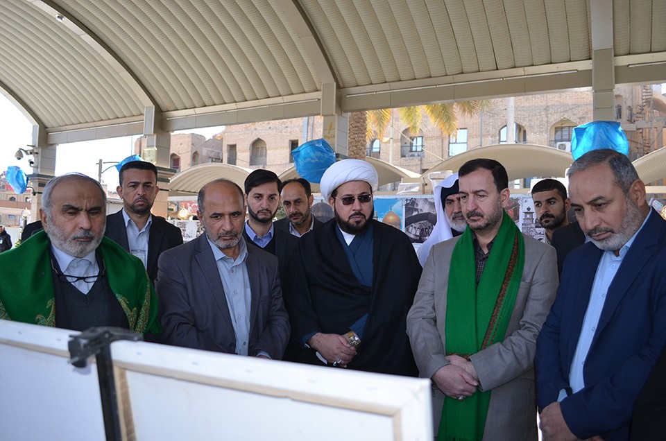 الأمين العام للعتبة العباسية المقدّسة -دام تأييده- يفتتح معرض مركز تراث كربلاء السنوي الرابع
