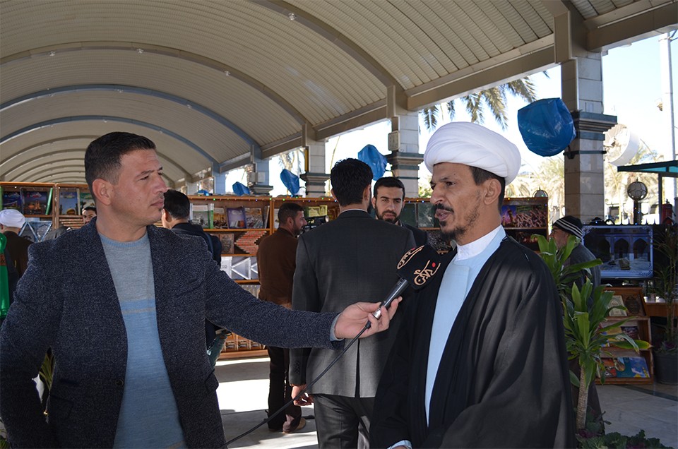 الأمين العام للعتبة العباسية المقدّسة -دام تأييده- يفتتح معرض مركز تراث كربلاء السنوي الرابع