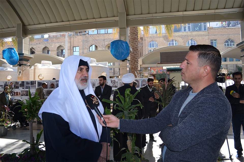 الأمين العام للعتبة العباسية المقدّسة -دام تأييده- يفتتح معرض مركز تراث كربلاء السنوي الرابع