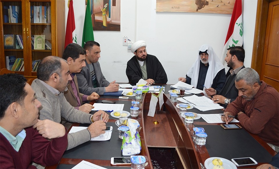 الشيخ الهلالي يترأس الإجتماع الدوري لمجلة تراث كربلاء الفصليّة المحكّمة