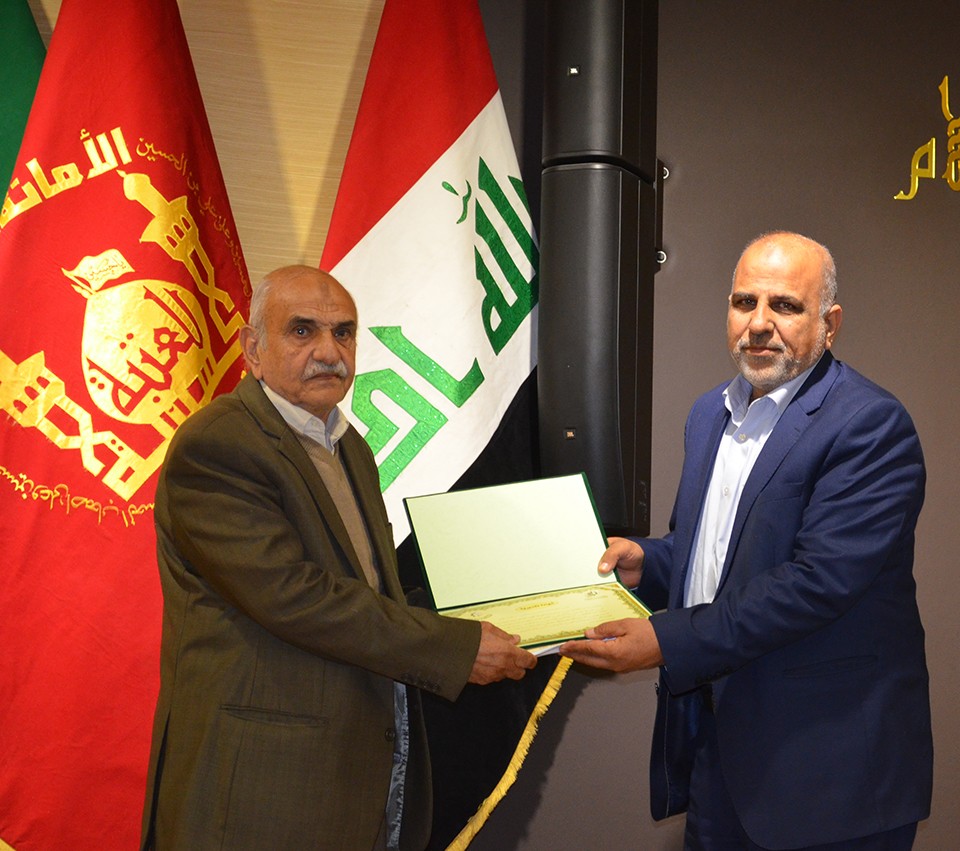 مركزُ تراثِ كربلاءَ يُكرّمُ الفائزين والمشاركين في مُسابقةِ أفضل مؤلَّفٍ عن تراثِ كربلاء