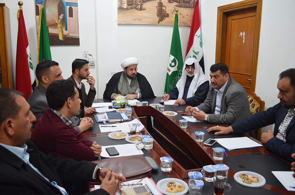 الهيأتانِ الإستشاريةِ والتحريريةِ لمجلَّة تُراثِ كربلاءَ الفَصليَّة المُحكَّمة تعقدانِ اجتماعهُما الدَّوري
