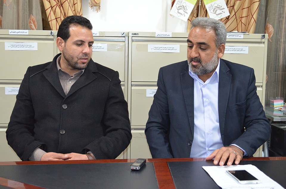 مركز تراث كربلاء يستقبل عددا من رواديد المنبر الحسيني ويوثق لهم