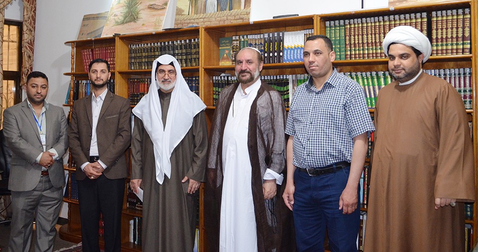مدير مركز تراث كربلاء يستقبل مدير مؤسسة الإمام الجواد –عليه السلام- ومؤلِّف فهرس المخطوطات العربية والفارسية في المكتبات الإيرانية
