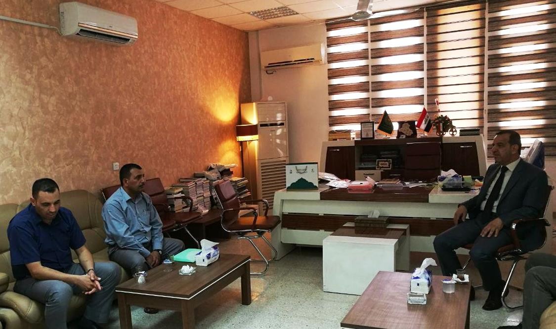وفدٌ من مركزِ تُراثِ كربلاء يزورُ جامعةَ الكوفة