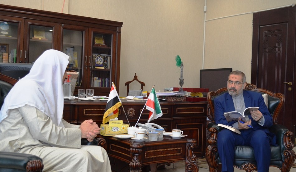 وفد مركز تراث كربلاء يزور القنصلية الايرانية في محافظة كربلاء المقدسة
