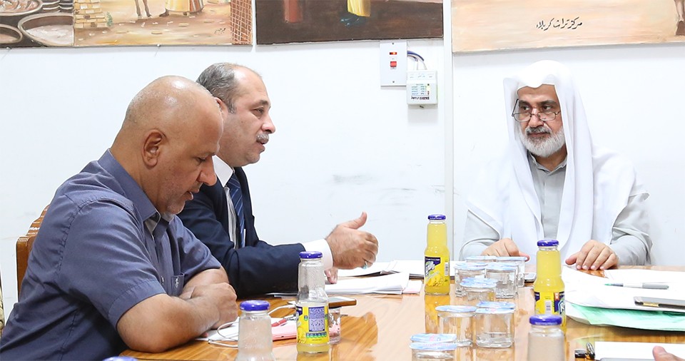 تحريرية مجلة تراث كربلاء الفصليّة المحكّمة تناقش أعداد السنة المقبلة
