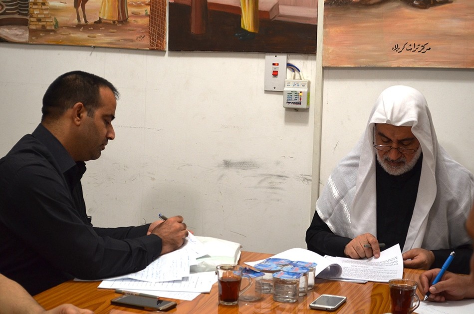 الهيأة التحريرية لمجلة تراث كربلاء تعقد اجتماعها الدوري