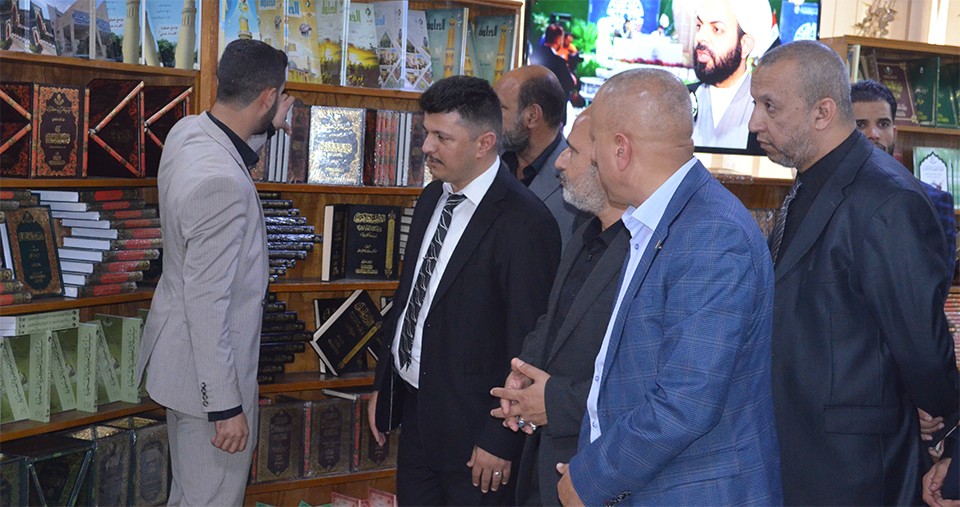 نائب الأمين العام للعتبة العباسية المقدّسة يفتتح معرض مركز تراث كربلاء في جامعة بغداد