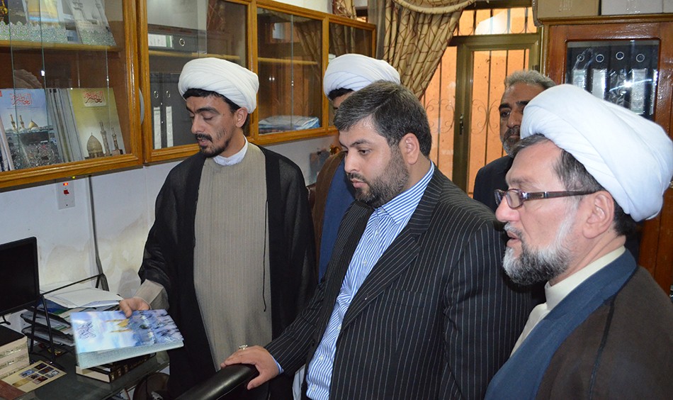 مركز تراث كربلاء يستقبل وفداً  من مؤسسة الإمام الكاظم -عليه السلام-