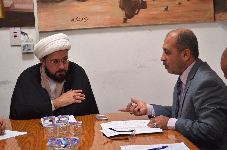 هيأتا مجلة تراث كربلاء الفصلية المحكّمة تعقدان اجتماعهما الدوري