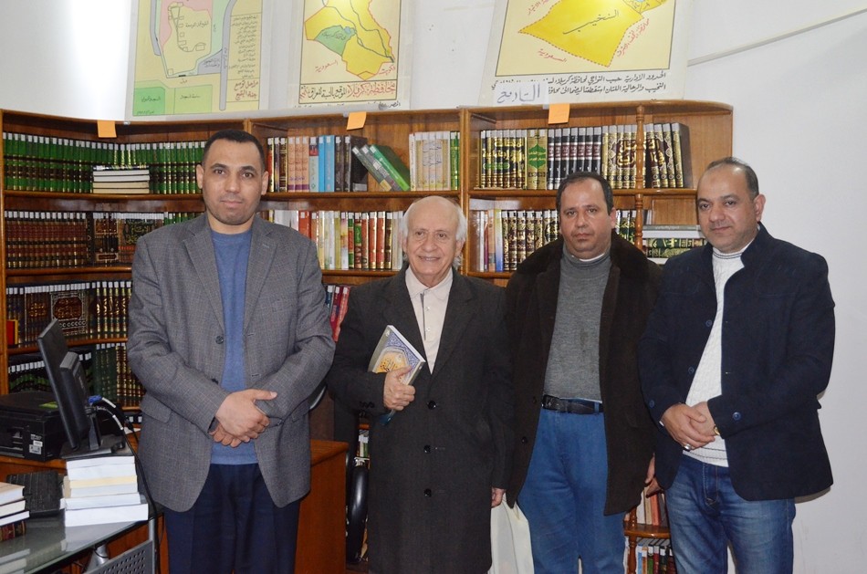 مركز تراث كربلاء يستقبل الدكتور عبد علي حسن الخفاف