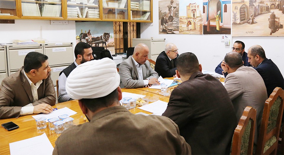 الهيأتان الإستشارية و التحريرية لمجلة تراث كربلاء الفصلّية المحكّمة تعقدان اجتماعها الدوري