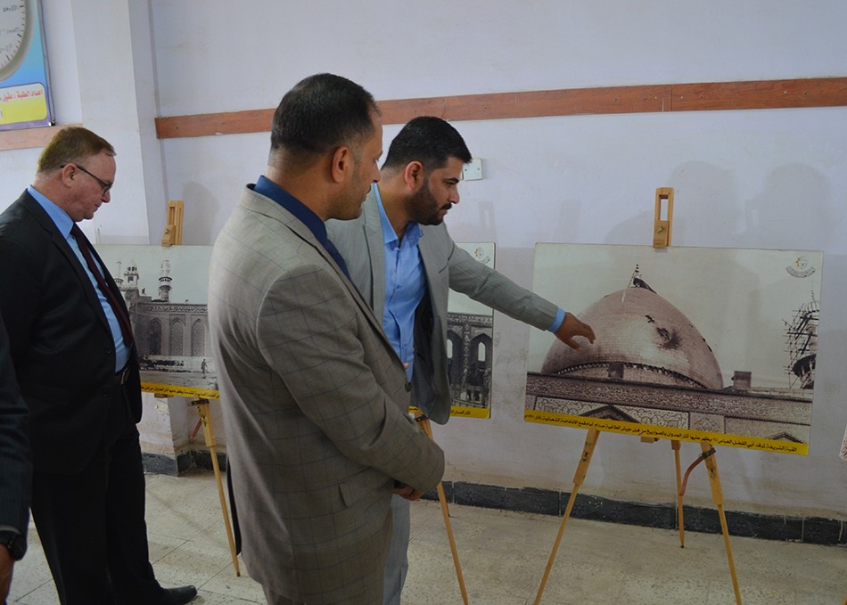 مركز تراث كربلاء يقيم معرضاً تراثياً في جامعة ذي قار