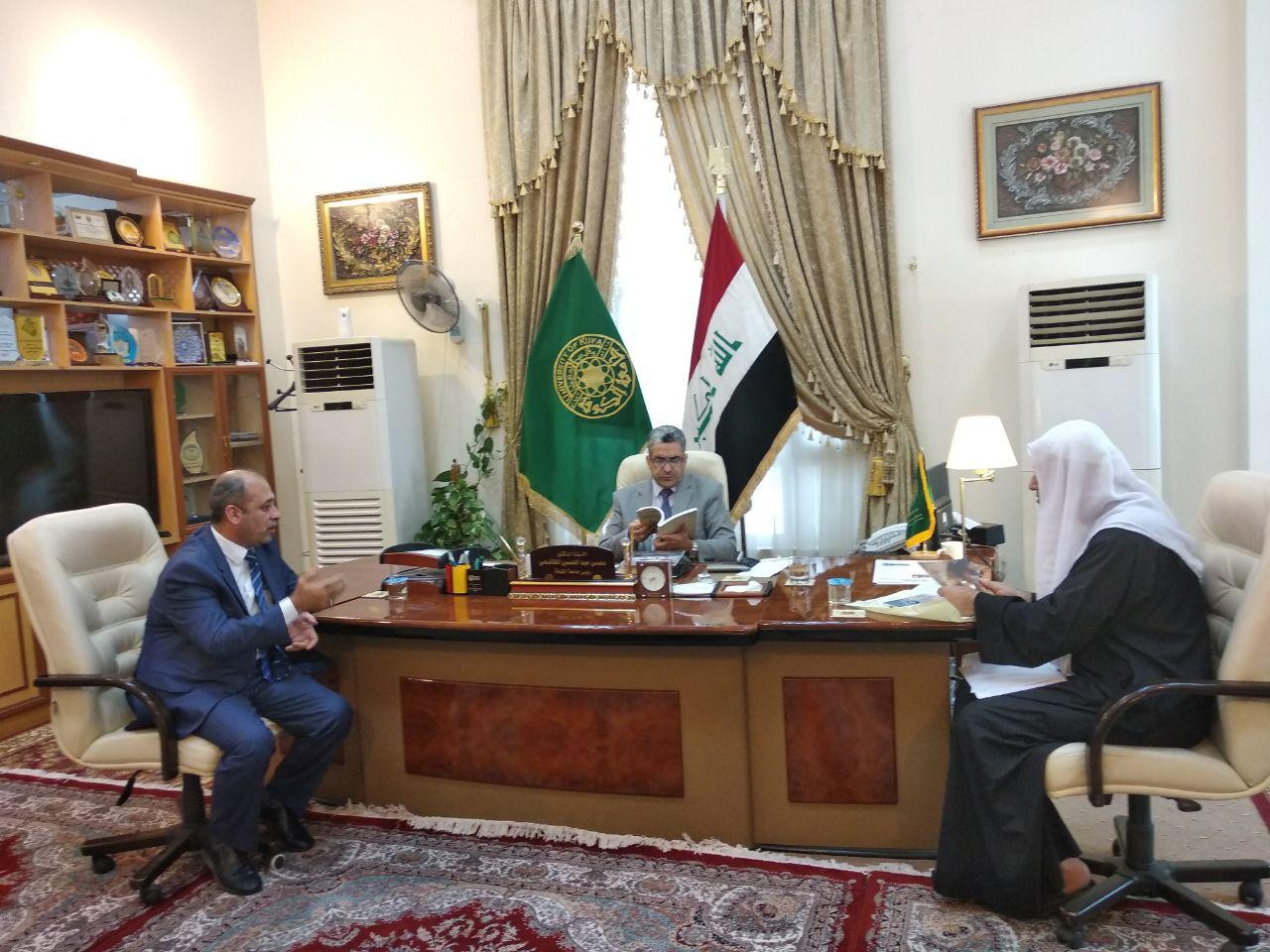 وفد مركز تراث كربلاء يزور جامعة الكوفة