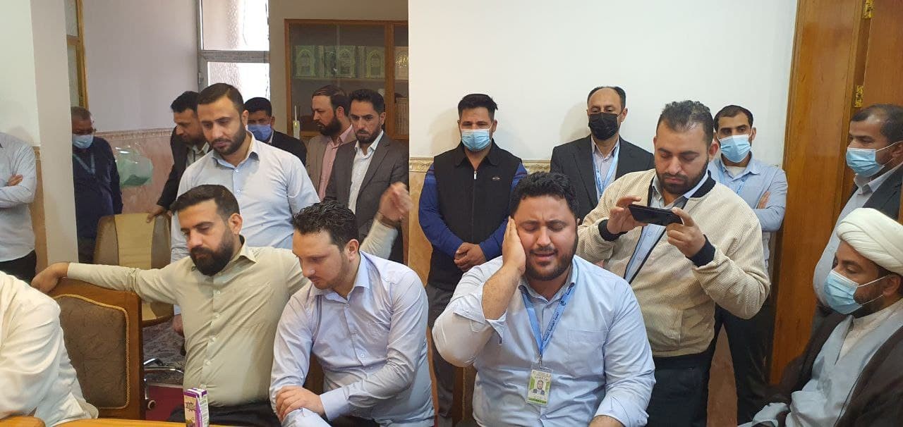 مُنتسِبو مركزِ تُراثِ كربَلاء يُقيمونَ احتفالَهم السَّنويّ بِمناسبةِ النِّصفِ من شَعبان