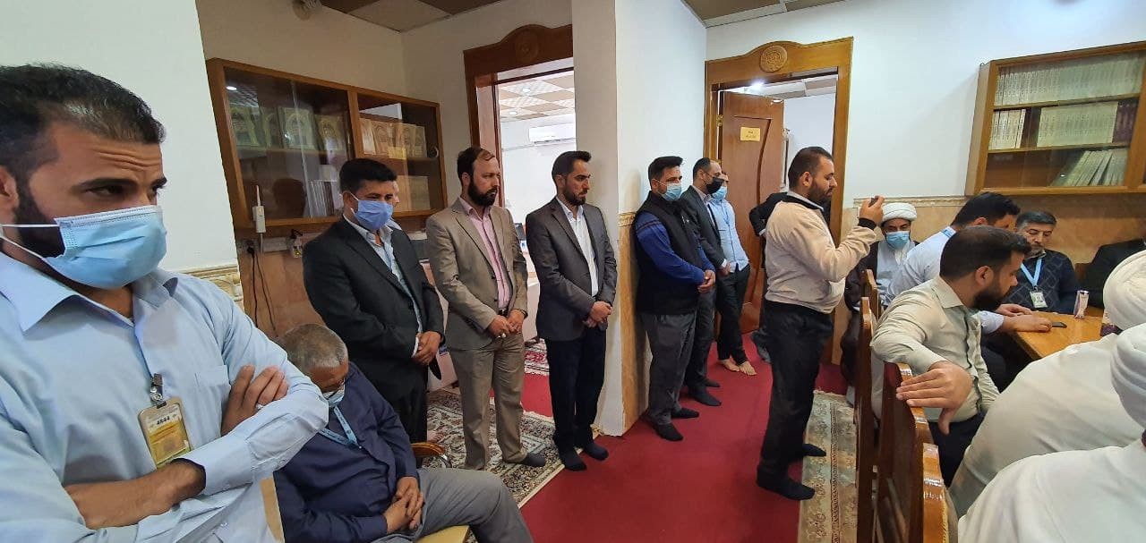 مُنتسِبو مركزِ تُراثِ كربَلاء يُقيمونَ احتفالَهم السَّنويّ بِمناسبةِ النِّصفِ من شَعبان