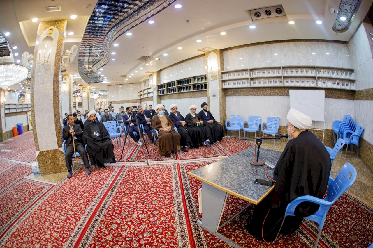 في اجتماعٍ ضمَّ مُنتسبي قسم المعارِف.. الشّيخُ الهلاليّ: أبوابُ رئاسةِ القسمِ مفتوحةٌ للجميع دونَ استثناءٍ