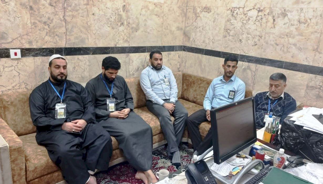 مدير المركز يتابع مع وحدة التحقيق تقدّم نسب انجاز الأعمال التحقيقيّة