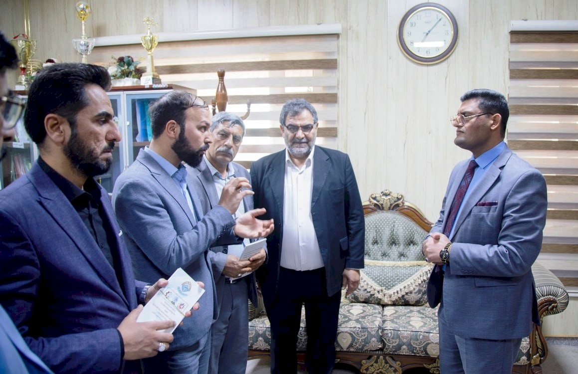 لدَعوةِ أساتذتِها للمُشاركةِ في مؤتمرِهِ العِلميِّ الدوليِّ الثّاني.. وفدٌ مِن مركزِ تُراثِ كربَلاء يزورُ جامعةَ واسِط